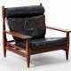 Large armchair with solid Central American wood structure - Foto 1