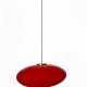 Arredoluce. (Attributed) | Incamiciato red glass suspension lamp - photo 1