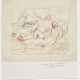 Tomaso Buzzi. Diana e Endimione | Drawing depicting a pair of lovers - фото 1