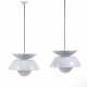 Vico Magistretti. Pair of suspension lamps model "Cetra" - Foto 1