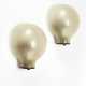 Pair of wall lamps with attack in plastic and brown corrugated steel - фото 1