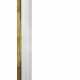 Ceiling light with opal methacrylate diffuser and brass structure - фото 1