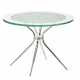 Coffee table with four steel and metal legs - фото 1