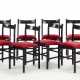 Luigi Massoni. Lot of eight chairs - photo 1