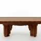 Rectangular déco table in solid walnut wood - фото 1