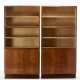 Pair of bookcases in veneered wood - фото 1