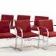 Ludwig Mies van der Rohe. Lot of six armchairs model "Brno" - photo 1