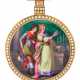 Ilbery An exceptional 18K gold, painted on enamel and pearl-... - photo 1
