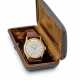 PATEK PHILIPPE A FINE AND RARE 18K GOLD WRISTWATCH WITH BOX ... - photo 1