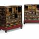 A PAIR OF CHINESE LACQUER CABINETS - фото 1