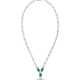 EMERALD AND DIAMOND NECKLACE - photo 1