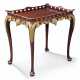 Linnell, William. A GEORGE III PARCEL-GILT MAHOGANY CENTRE TABLE - фото 1