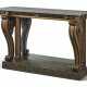 A GEORGE IV GILT-METAL-MOUNTED GRAINED CONSOLE TABLE - Foto 1