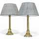 A PAIR OF LACQUERED-BRASS 'TICHBOURNE' TABLE LAMPS - photo 1
