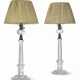 Zimmermann, Marie. A PAIR OF VICTORIAN CUT AND MOULDED-GLASS OIL LAMPS - Foto 1
