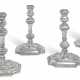 A SET OF FOUR GERMAN CANDLESTICKS FROM THE E SERVICE OF KING... - photo 1