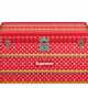Louis Vuitton. A LIMITED EDITION RED & WHITE MONOGRAM COURRIER 90 TRUNK BY ... - photo 1