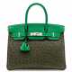 Hermes. A LIMITED EDITION VERT OLIVE OSTRICH, BAMBOU SWIFT & ÉTOUPE ... - фото 1