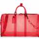 Louis Vuitton. A LIMITED EDITION RED PVC MONOGRAM KEEPALL 50 BY VIRGIL ABLO... - Foto 1