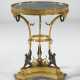 A LATE LOUIS XVI ORMOLU, PATINATED BRONZE AND MARBLE GUERIDO... - photo 1