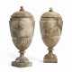 A PAIR OF ITALIAN ALABASTER VASES AND COVERS - photo 1