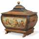A NORTH ITALIAN PAINTED AND PARCEL-GILT CASKET - photo 1