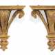 A PAIR OF GEORGE III-STYLE GILTWOOD WALL BRACKETS - photo 1