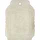 A CHINESE WHITE JADE PLAQUE - Foto 1