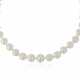 CULTURED PEARL AND DIAMOND NECKLACE - photo 1