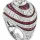 Graff. GRAFF DIAMOND AND RUBY RING WITH GIA REPORT - photo 1