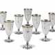 Jensen, Georg. A SET OF EIGHT DANISH SILVER CORDIAL CUPS, NO. 520 - фото 1