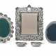 Buccellati. THREE ITALIAN SILVER PHOTO FRAMES AND TWO FRENCH SILVER WINE TASTERS - Foto 1