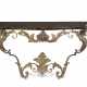 A WROUGHT-IRON CONSOLE TABLE - photo 1