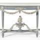 LOUIS XVI BLUE AND CREAM-PAINTED CONSOLE TABLE - фото 1