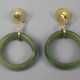 Paar Ohrringe mit Jade - Foto 1