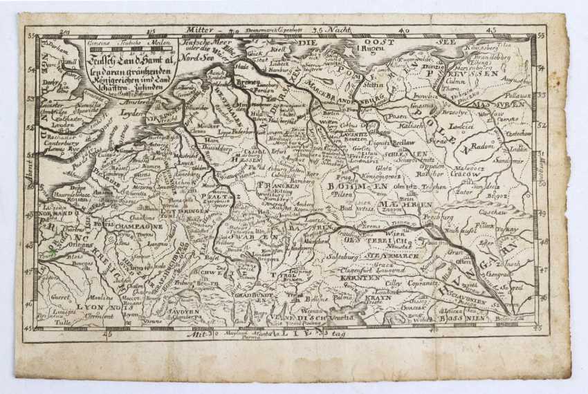 Alte Karte Deutschland 18 Jahrhundert Online Bei Auktion Kaufen Auktionskatalog Auktion 108 Kunst Antiquitaten Varia 1 Vom 04 09 Foto Preis Von Auktionslos 370 Bei Veryimportantlot Com