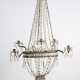 Biedermeier Glasperlleuchter um 1840/50 - photo 1