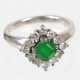 Smaragd Brillant Ring - Weissgold 585 - photo 1