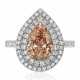 FANCY BROWN-PINK DIAMOND RING OF 1.59 CARATS WITH GIA REPORT - photo 1