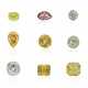 NINE UNMOUNTED COLORED DIAMONDS WITH GIA REPORTS - Foto 1