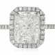 RECTANGULAR DIAMOND RING OF 3.03 CARATS WITH GIA REPORT - фото 1