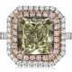 COLORED DIAMOND RING WITH GIA REPORT - фото 1