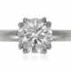 ROUND DIAMOND RING OF 2.09 CARATS WITH GIA REPORT - photo 1