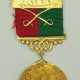 Türkei: Imtiyaz-Medaille, in Gold, mit Säbel- und Datumsspange des Mustafa Raschid Pascha. - Foto 1