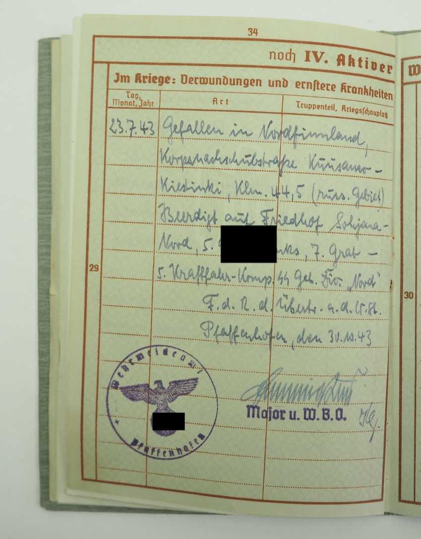 Documents Estate Of An Ss Unterscharfuhrer Of The Ss Division Quot Nord Quot Killed In Northern Finland Buy At Online Auction At Veryimportantlot Com Auction Catalog 25 Auktion Militaria Und Historische Gegenstande From 18 09 Photo