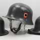 Wehrmacht: Lot von 3 Parade-Helmen. - Foto 1