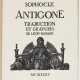 Sophokles: "Antigone. Traduction et gravures" - photo 1