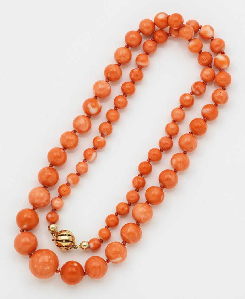 big coral necklace