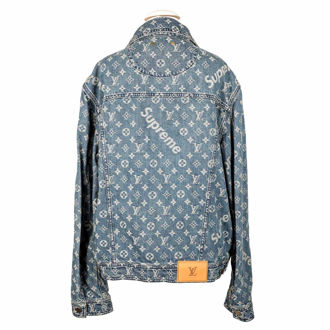 louis vuitton x supreme denim jacket