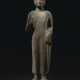A MAGNIFICENT LARGE GREY LIMESTONE STANDING FIGURE OF BUDDHA... - фото 1